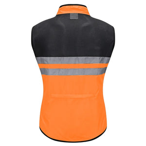 Safety Wear: WOSAWE Reflective safety Vest. Windproof. Breathable. Sleeveless Windbreaker