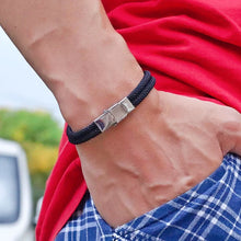Load image into Gallery viewer, Wristwear: Thread Bracelet Homme Feamle Double Milan Rope Charm Braslet Wrap Braclet Pulseira Da Amizade Gift For Boyfriend
