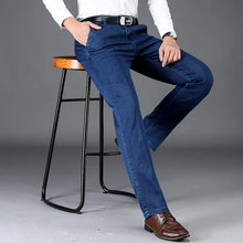 Load image into Gallery viewer, Pants: Classic Jeans Style and Fit. Thick stretch Denim. Work Tough and Business Casual.
