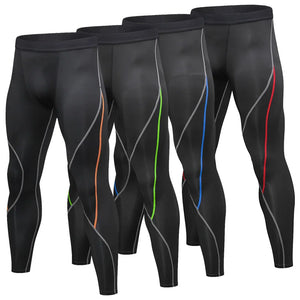 Fitness: Compression Fitness Running Pants, Gym Training Sportswear.