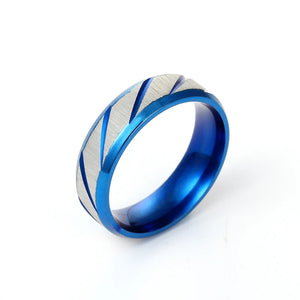 WRings: by MOREDEAR. Twill Ring. Brushed Titanium. Ring for Men and Women Personalized Ring Customize Ring Engraved Ring