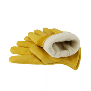 Gloves:  by OLSON DEEPAK. Winter warmth. Cowhide with Fleece Lining.