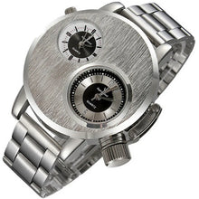 Load image into Gallery viewer, Watches: by Dawhome. Double Movement Quartz. Alloy, leather.
