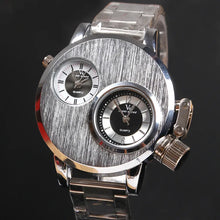 Load image into Gallery viewer, Watches: by Dawhome. Double Movement Quartz. Alloy, leather.
