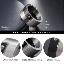 Load image into Gallery viewer, WRings: Stainless Steel / Titanium Ring. Unique Design.
