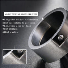 Load image into Gallery viewer, WRings: Stainless Steel / Titanium Ring. Unique Design.
