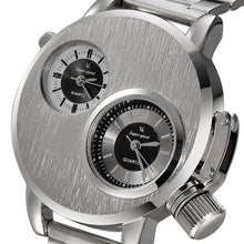 Load image into Gallery viewer, Watches: by Dawhome. Double Movement Quartz. Alloy, leather.
