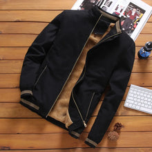 Load image into Gallery viewer, Coats and Jackets: by DIMUSI.  Bomber Jacket. Casual Outwear. Thick Warm  Fleece.
