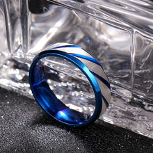 Load image into Gallery viewer, WRings: by MOREDEAR. Twill Ring. Brushed Titanium. Ring for Men and Women Personalized Ring Customize Ring Engraved Ring
