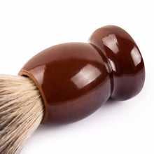 Load image into Gallery viewer, Grooming: Qshave Pure Badger Hair Shaving Brush. Wood.
