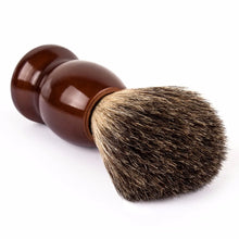 Load image into Gallery viewer, Grooming: Qshave Pure Badger Hair Shaving Brush. Wood.
