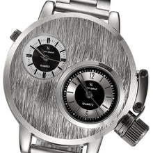 Load image into Gallery viewer, Watches: by Dawhome. Double Movement Quartz. Alloy, leather.
