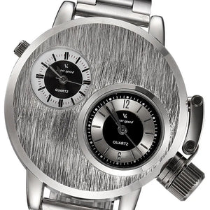 Watches: by Dawhome. Double Movement Quartz. Alloy, leather.