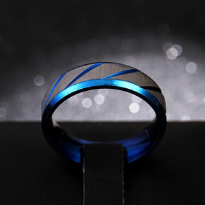 WRings: by MOREDEAR. Twill Ring. Brushed Titanium. Ring for Men and Women Personalized Ring Customize Ring Engraved Ring