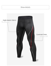 Load image into Gallery viewer, Fitness: by Yuerlian. Compression Pants. Elastic. Quick-drying. Wear as exerciser or under garment.Sweatpant
