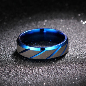 WRings: by MOREDEAR. Twill Ring. Brushed Titanium. Ring for Men and Women Personalized Ring Customize Ring Engraved Ring