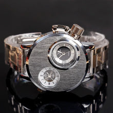 Load image into Gallery viewer, Watches: by Dawhome. Double Movement Quartz. Alloy, leather.
