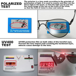 Eyewear: Aviation / Driving Intelligent Chameleon Style Glasses. Photochromic. Polarized. UV400.