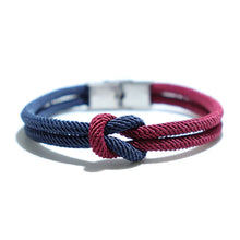 Load image into Gallery viewer, Wristwear: Thread Bracelet Homme Feamle Double Milan Rope Charm Braslet Wrap Braclet Pulseira Da Amizade Gift For Boyfriend

