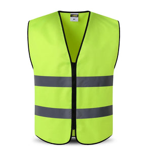 Safety Wear: High Visibility Reflective Vests. Various Styles