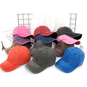 Head Gear: Washed Cotton. Various Colors. Adjustable.