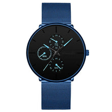 Load image into Gallery viewer, Watches: 2025 Mens Luxury Watches. Business Casua.l Ultra Thin Stainless Steel. Quartz.
