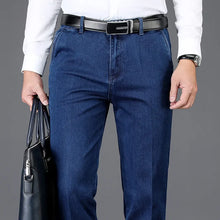 Load image into Gallery viewer, Pants: Classic Jeans Style and Fit. Thick stretch Denim. Work Tough and Business Casual.
