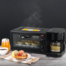 Load image into Gallery viewer, Gadgets / Cooking: Household Toaster 3 In 1 Breakfast Machine. Multifunctional. Drip Coffee Maker, Frying Pan Surface, Toaster Oven.
