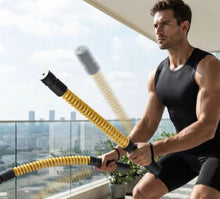 將圖片載入圖庫檢視器 Fitness: Weighted Exercise Ropes.  2-Pieces. Adjustable. Upper Body Workout.
