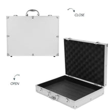 Load image into Gallery viewer, Travel Case /Luggage / Storage: by DUTRIEUX. Aluminum Briefcase. Portable. Lockable. Heavy Duty Clipboard. Rugged Safety.
