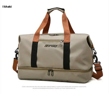 Load image into Gallery viewer, Travel Bags: Multi-Use. Travel. Gym/ Fitness. Overnighter.  Shoulder / Crossbody Strap. Waterproof. Various Colors
