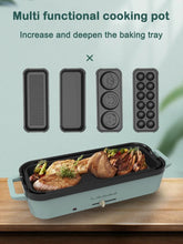 Load image into Gallery viewer, Gadgets / Cooking: Multifunction Electric Cooking. Frying Pan, BBQ Grill, Stove, Prepare Steak, Baking, Eggs.  Crepe Cake. Very Versatile.
