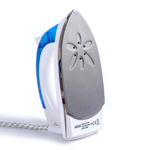 Gadget: by Kimei. Steam Iron. Portable Compact Size. Electric Baseplate. Foldable Handle. 3 Settings. Quick and Easy.