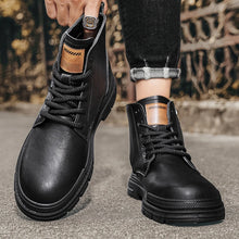 Load image into Gallery viewer, Boots:  Safety Boot. Work or Dress. Protective Working Shoes. Rustic and Rugged. (See Images for Size conversions)
