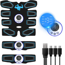 Cargar imagen en el visor de la galería, EMS Abdominal Muscle Trainer Portable Massager Electronic Training Belt Exercise Fitness Equipment Toning Arm Back Body Massager
