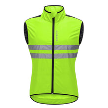 Load image into Gallery viewer, Safety Wear: by WOSAWE. Safety Vest. Reflective. Windbreaker. Sleeveless. High Visibility. Breathable. Various Colors.
