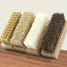 Load image into Gallery viewer, Boot Cleaning: 1PC Pig Bristles Shoe Brush.  Boot and sport shoe Brush Wood Grip.
