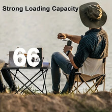 Cargar imagen en el visor de la galería, Outdoors: 1pcSmall  Folding Table. Stainless Steel. Multifunctional. Outdoor Table for Beach Picnic, BBQ, Hiking, Cooking
