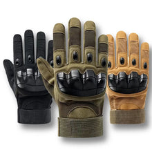 Load image into Gallery viewer, Gloves by Airsoft: Military Full Finger Gloves. Touchscreen. Protective Nylon.
