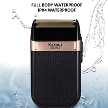 Load image into Gallery viewer, Gadgets / Grooming: Kemei KM-2024 USB Charging Electric Shaver. Batteries Included
