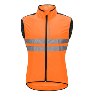 Safety Wear: by WOSAWE. Safety Vest. Reflective. Windbreaker. Sleeveless. High Visibility. Breathable. Various Colors.