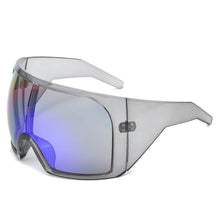 Cargar imagen en el visor de la galería, Oversized Sunglasses Men Wrap Anti Wind Personal Large Shades Futuristic Fashion Future Shield Uv400 Cycling Motorcycle
