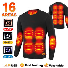 Load image into Gallery viewer, Coats / Jackets: Thermal Heated Underwear. USB Electric Heating. Fleece Long Johns.
