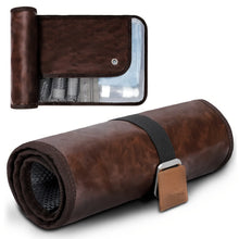 Cargar imagen en el visor de la galería, Travel Bag / Grooming: Toiletry Bag. Compact Roll Organizer for Shave Kit or Hygiene
