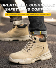 Load image into Gallery viewer, Boots: Steel Toe Safety Work Boots. Indestructible Construction. Puncture Proof. Protective Footwear,
