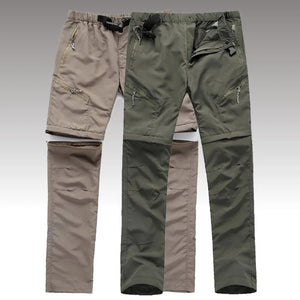 Pants: Summer Detachable Zip. Quick Dry Cargo Pants. Waterproof.