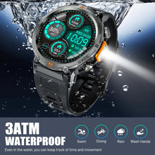 Load image into Gallery viewer, Wristwear / WRings: by EIGIIS. Smart Sport Watch. Waterproof to 3Atmos.. Bluetooth. Calling. Health Monitor and  Flashlight
