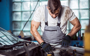 Gloves: Utility Mechanic Working Gloves High Dexterity Touch Screen.