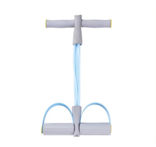 將圖片載入圖庫檢視器 Fitness: Pedal Resistance Band. Four-Tube Elastic Band, Portable. In-CAB

