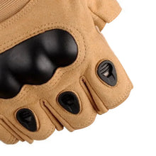Load image into Gallery viewer, Gloves: Half Fingered. Tactical Styling. Knuckle Protection, Various Colors
